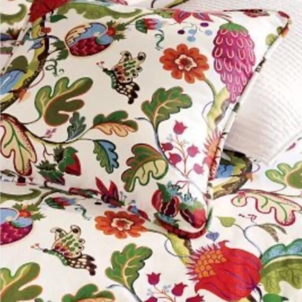 RARE Pottery Barn Serafina 2/ Sham Josef Frank Style - Stunning Floral